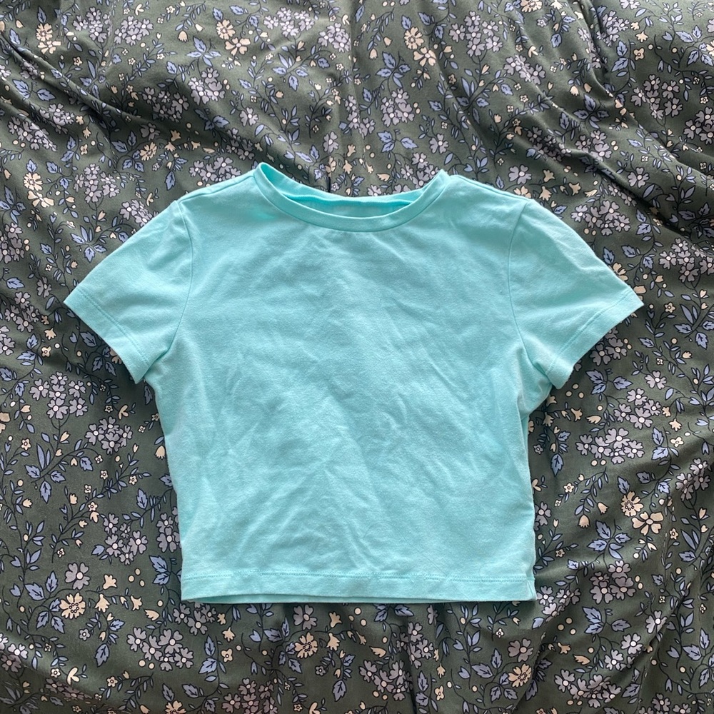 Real crop top baby tee